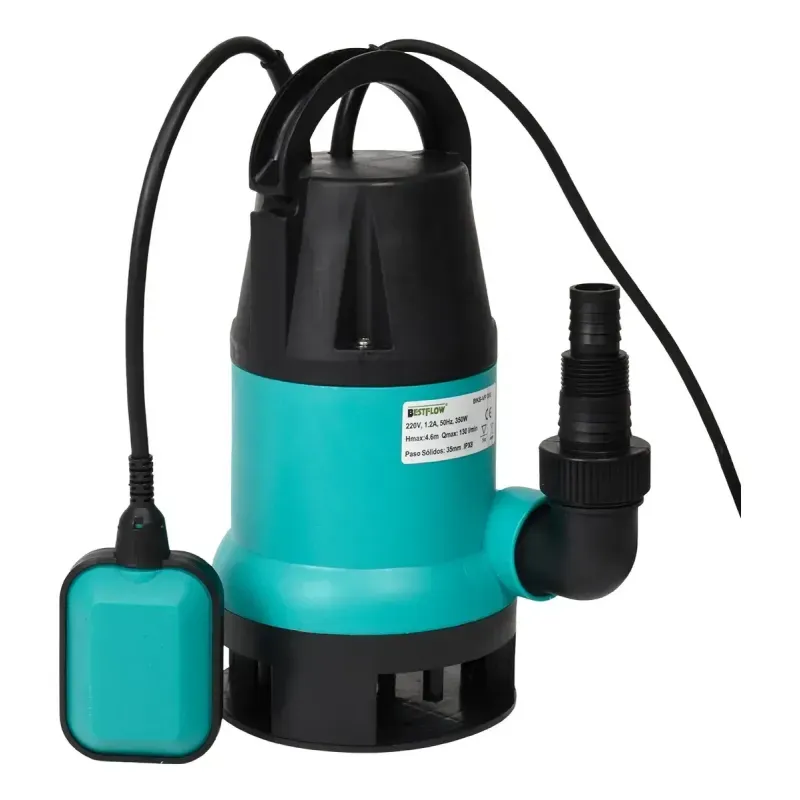 Bomba sumergible achique 0.5hp Bestflow BKS-VP 350/G